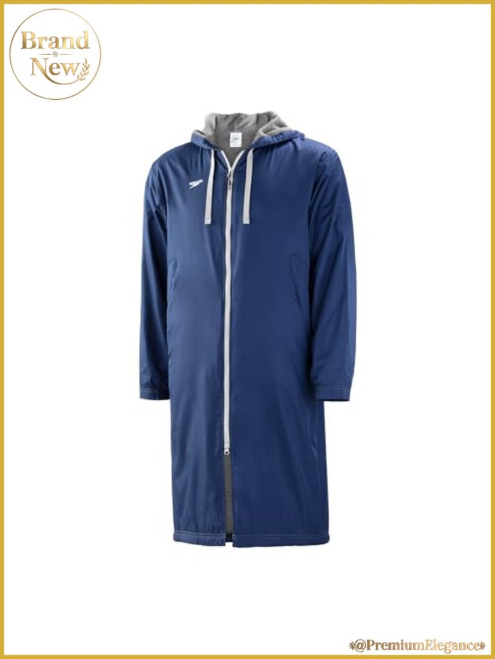 Speedo Unisex Fleece Lined Parka Jacket Water Resistant Hooded